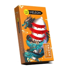 Bao cao su Meleon Dragon Whirlwind Cam râu gai 3 vòng hộp 2 cái