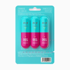 Bao cao su DryWell PU 001 Ultimate Lubrication – Siêu mỏng tăng độ nhạy mượt mà – Vỉ 3 viên