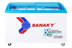 Tủ đông kính cong Sanaky 480l Inveter