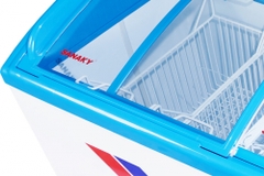Tủ đông kính cong Sanaky 480l Inveter