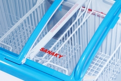 Tủ đông kính cong Sanaky 480l Inveter
