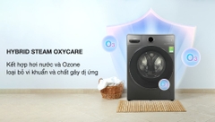 Máy giặt Whirlpool OxyCare Inverter 10.5 kg xám
