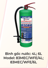 Bình chữa cháy gốc nước 4L, 8L 83MEC