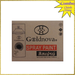 Sơn Phun  Màu Thông Dụng Goldnova-1  Hộp; Hộp= 12 Lon/400ml, Đủ Màu Sắc