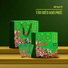 Hộp Đựng Quà Tết 2026 Âm Dương - KT: 36x36x10.5cm