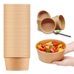 Tô/Bát Giấy Kraft Dùng 1 Lần