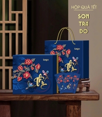 Hộp Đựng Quà Tết 2026 Âm Dương - KT: 36x36x10.5cm