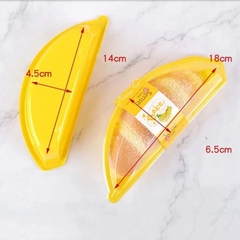 Hộp Nhựa Hình Quả Chuối Đựng Bánh Bông Lan, Bánh Chuối