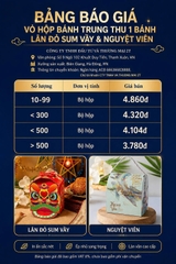 Hộp bánh trung thu Tết Sum Vầy (1 Bánh)