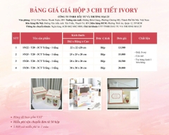 Hộp bánh sinh nhật 3 chi tiết in sẵn họa tiết Nơ Đỏ