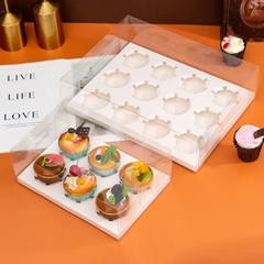 Hộp Mica Đựng Bánh Cupcake