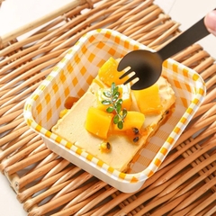 Hộp Nhựa Kẻ Caro Kèm Nắp PET