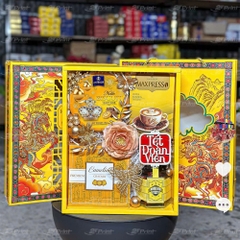 Bộ Hộp Đựng Quà Tết Song Mã Phi Vân