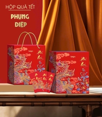 Hộp Đựng Quà Tết 2026 Cánh Mở - KT: 25x36x10.5cm