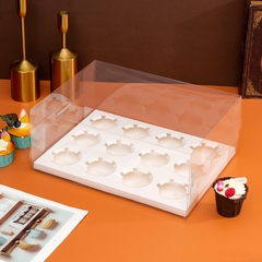 Hộp Mica Đựng Bánh Cupcake