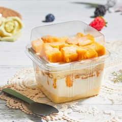 Hộp Nhựa XY585 Đựng Bánh Mousse, Bánh Lạnh, Tiramisu 250ml