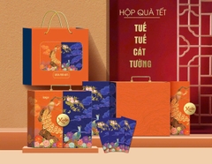 Hộp Đựng Quà Tết 2026 Mở 2 Cửa - KT: 36x36x10.5cm