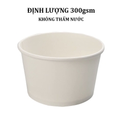 Tô/Bát Giấy Trắng Dùng 1 Lần