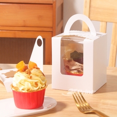 Hộp Đựng Bánh Cupcake Quai Xách