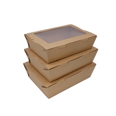 Hộp Kraft Cửa Sổ Bóng Kính