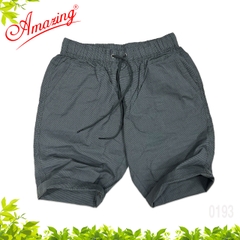 Quần short nam lửng Amazing vải caro bố bigsize màu sắc trẻ trung lưng thun