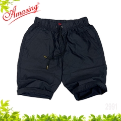 Quần short nam lửng Amazing vải caro bố bigsize màu sắc trẻ trung lưng thun