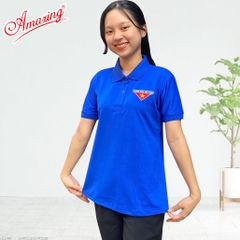 Áo thun polo đoàn viên, thêu logo cờ đỏ sao vàng dành cho Thanh Niên Việt Nam, vải thun lạnh co giãn, không nhăn, Amazing