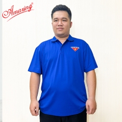 Áo thun thêu cờ đỏ sao vàng, dành cho đoàn viên thanh niên Việt Nam, bigsize tới 100kg, vải thun polo không nhăn, hiệu Amazing