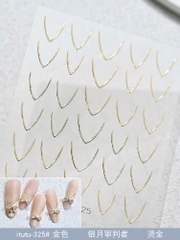 Stick dán móng tay cao cấp-sticker fench