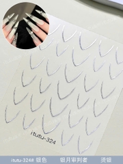 Stick dán móng tay cao cấp-sticker fench