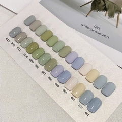 [Aurelia] Sơn gel tone xanh rêu, ghi xám-sơn gel nằm trong bộ sưu tập xuân hè mới