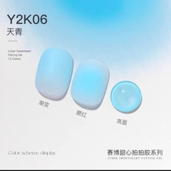 Hũ gel dặm tone neon-gel dặm tone màu nổi bật phong cách y2k