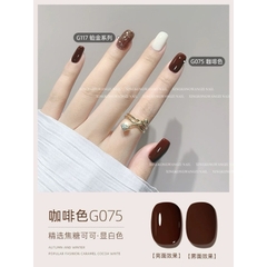 Sơn gel tone nâu,set sơn gel tone nâu hot trend (có tặng kèm bảng màu nếu mua đủ số lương 9 chai trong mã này)
