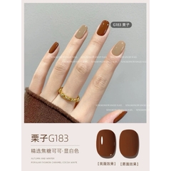 Sơn gel tone nâu,set sơn gel tone nâu hot trend (có tặng kèm bảng màu nếu mua đủ số lương 9 chai trong mã này)