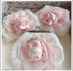 Ví Tiền Hoa Chú Heo Cute