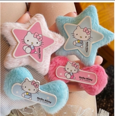 Kẹp Mái Kitty Hồng-Xanh