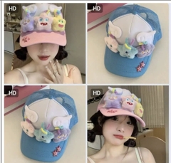 Mũ Lưỡi Trai Gắn Thú Bông