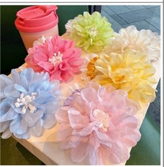 Cột Tóc Hoa Bung Xoè