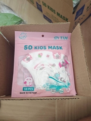 Khẩu Trang 5D Trẻ Em (Bọc 10 Cái)