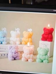 Nến Thơm Gấu Ôm Tim