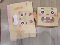 Hộp Giấy Tự Gập Nhựa Trong Monster