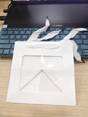 15x15x15 Túi Quà Vuông Trắng Kính Size Nhỏ