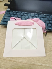 15x15x15 Túi Quà Vuông Hồng Kính Size Nhỏ
