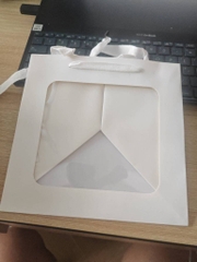 20x20x20 Túi Quà Vuông Trắng Kính Size Vừa