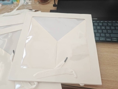 30x30x30 Túi Quà Vuông Trắng Kính Size Đại