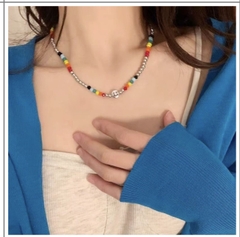 Dây Chuyền Màu Sắc Mặt Cười