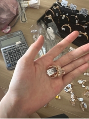 Nhẫn Xi Platin Vàng