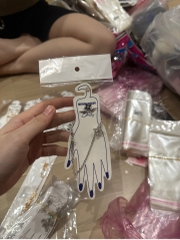 Lắc Tay Xi Plantin Trắng