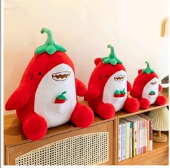 Gấu Cá Mập Ớt Đỏ 30cm