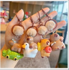 Móc Khoá Capybara Cục Bông